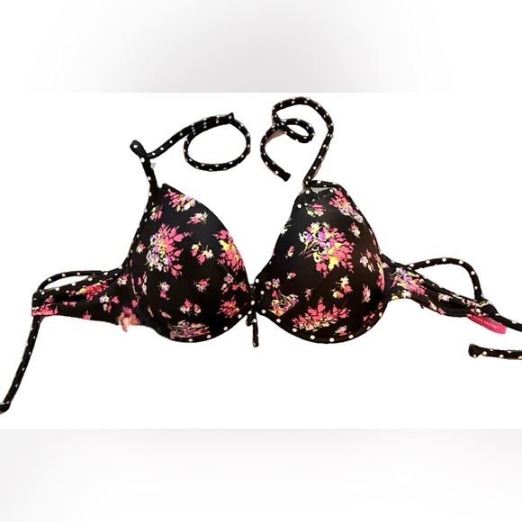 Retiring Soon! Victoria’s Secret Bikini Bra Top 32D with Ruffle Polkadots - Picture 9 of 11